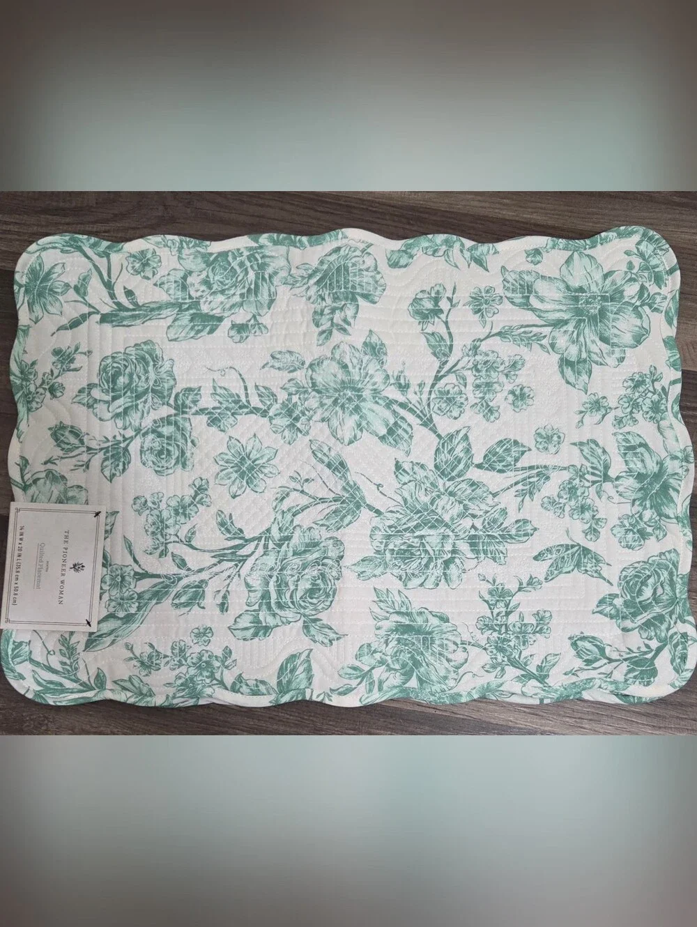 2- Pioneer Woman Agatha Quilted Placemat 14
